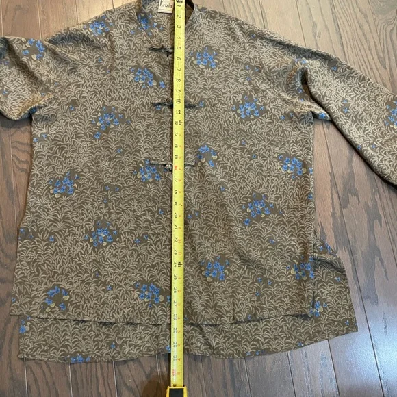 VTG KRIZIA SILK KIMONO TOP BLOUSE SIZE 42